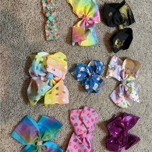 Jojo Siwa Colorful Kids Hair Bow Set